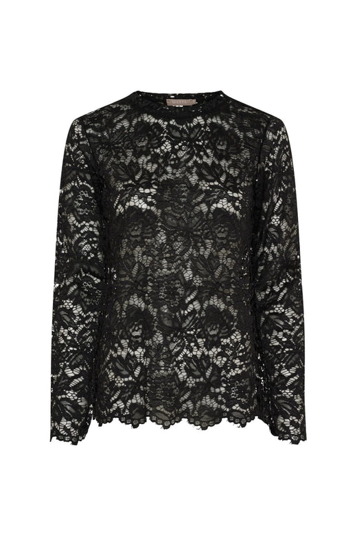 Marta Du Chateau - Mdcmilley Ls Tee 7707 - Black