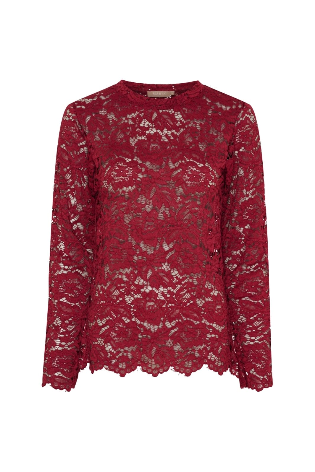 Marta Du Chateau - Mdcmilley Ls Tee 7707 - Bordeaux