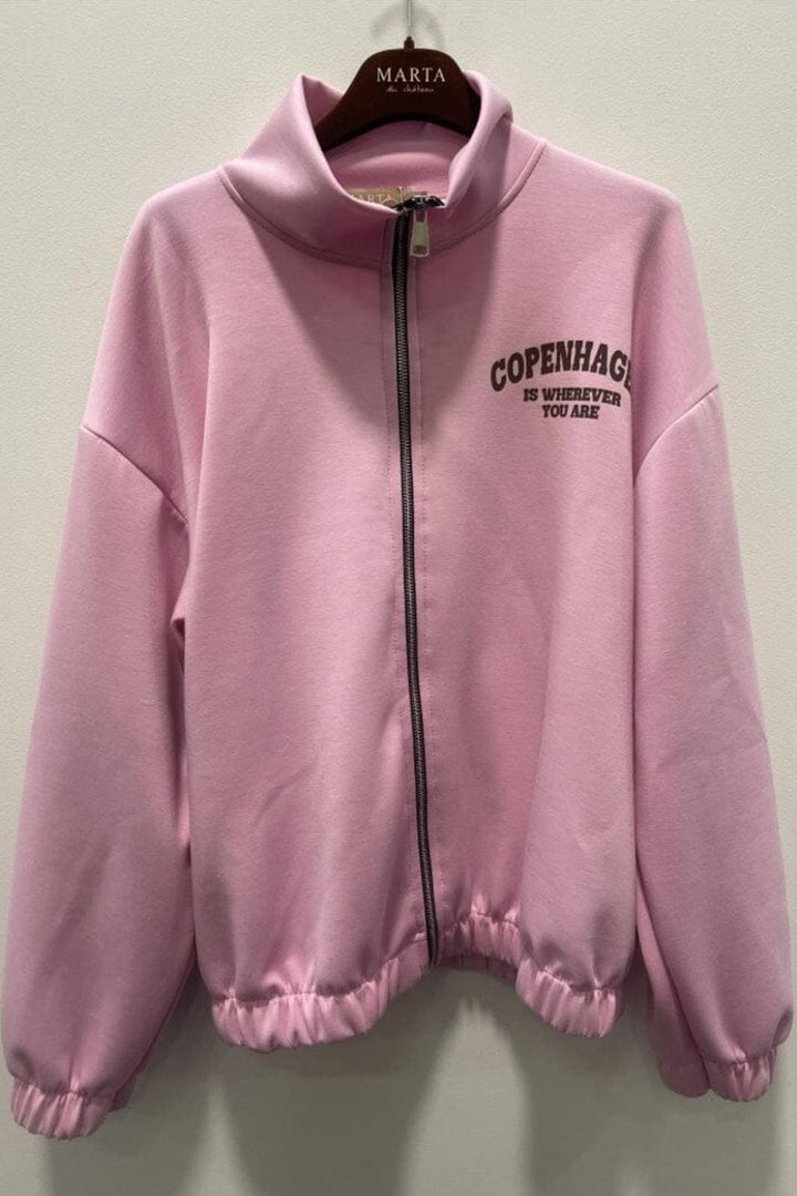 Marta Du Chateau - Mdcnete Cardigan 22669 - Pink/Brown