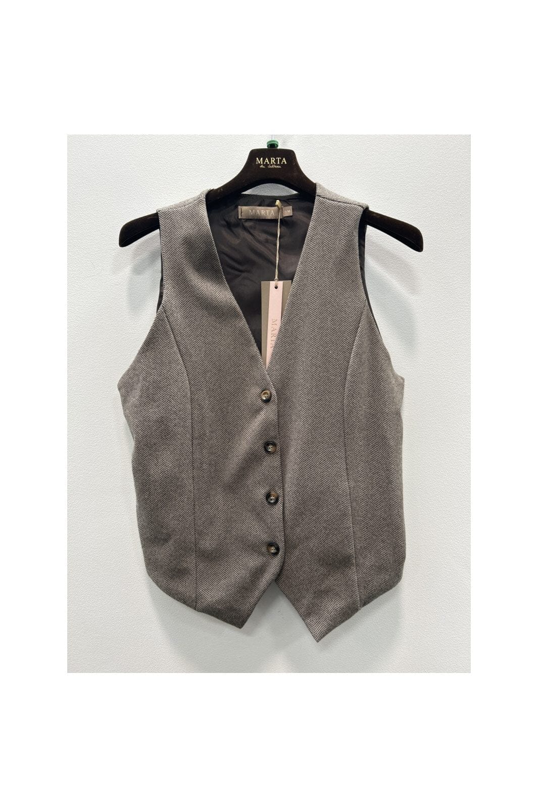 Marta Du Chateau - Mdcrainey Vest 248469 - Brown4