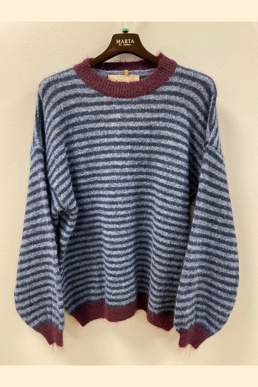Marta Du Chateau - Mdcreverie Knit 9602 - Navy/Jeans