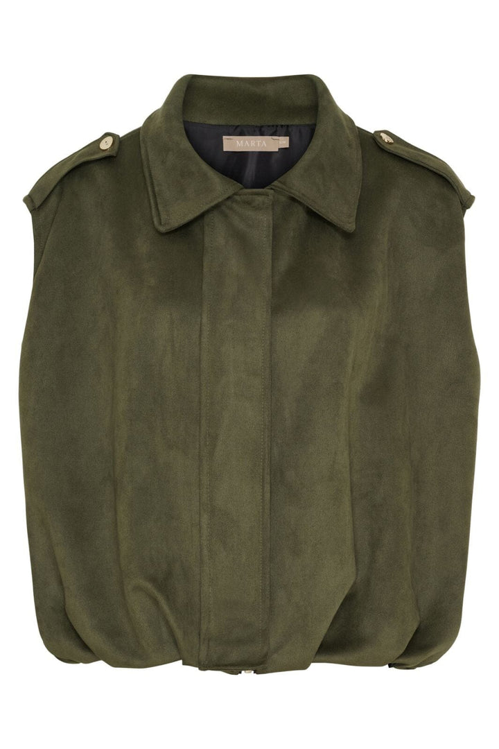 Marta Du Chateau - Mdcsasha Vest 7919 - Military Veste 