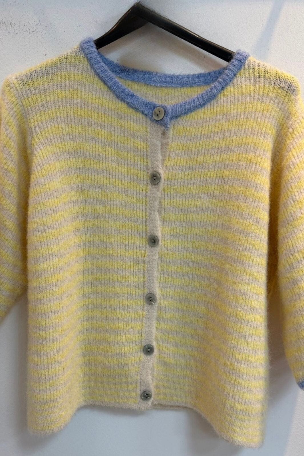 Marta Du Chateau - Mdcsusanne Knit 8262 - Yellow Strikbluser 