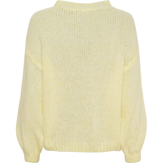 Marta Du Chateau - Mdctulip Knit 9580 - Yellow Strikbluser 