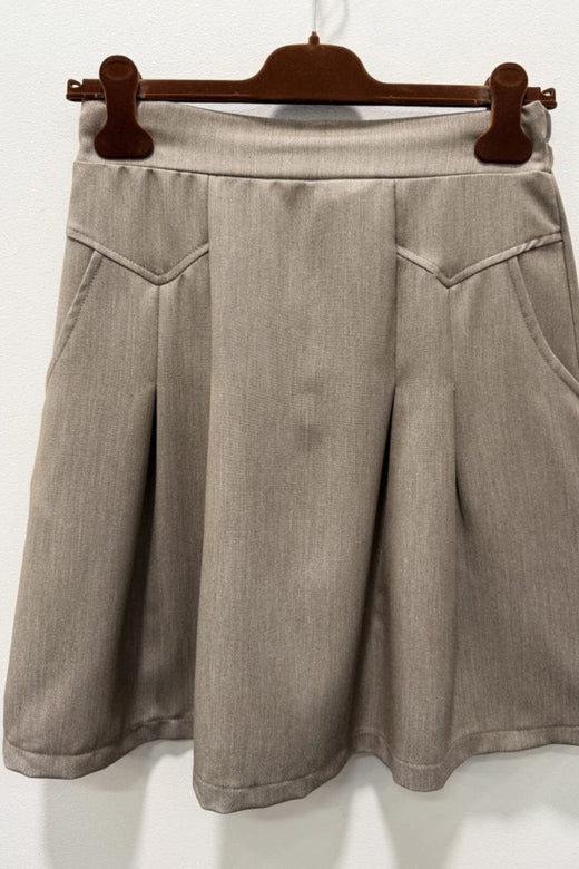 Marta Du Chateau - Mdcvibeke Skirt 57106 - Fango