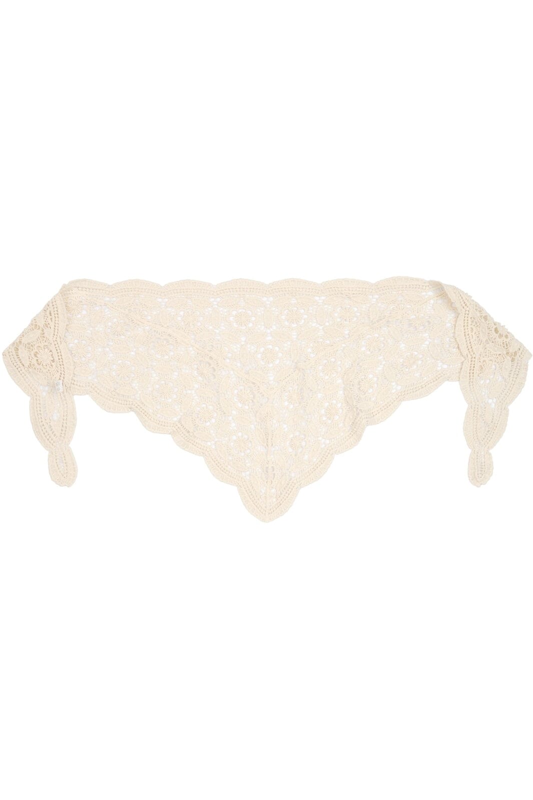 Marta Du Chateau - Mdczinnia Lace Hip Scarf BA-3510 - Beige