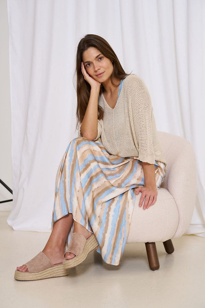 Marta Du Chateau - Strik - 7010 Cream 103 Strikbluser 