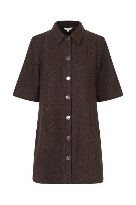MbyM - Bimalani-M 62389238 - U30 - Brown Black Twill Kjoler 