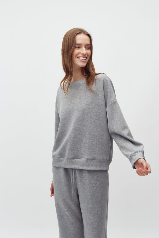 MbyM - Gilli-M 63100726 - H50 - Medium Grey Melange T-shirts 