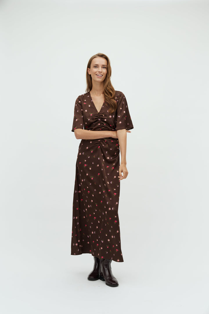 MbyM - Ineya-M 63871132 - V53 - Dark Evaline Print Kjoler 