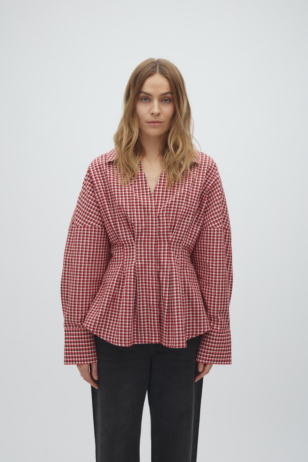 MbyM - Isidor-M 65581221 - Z18 - Red Aura Check Bluser 