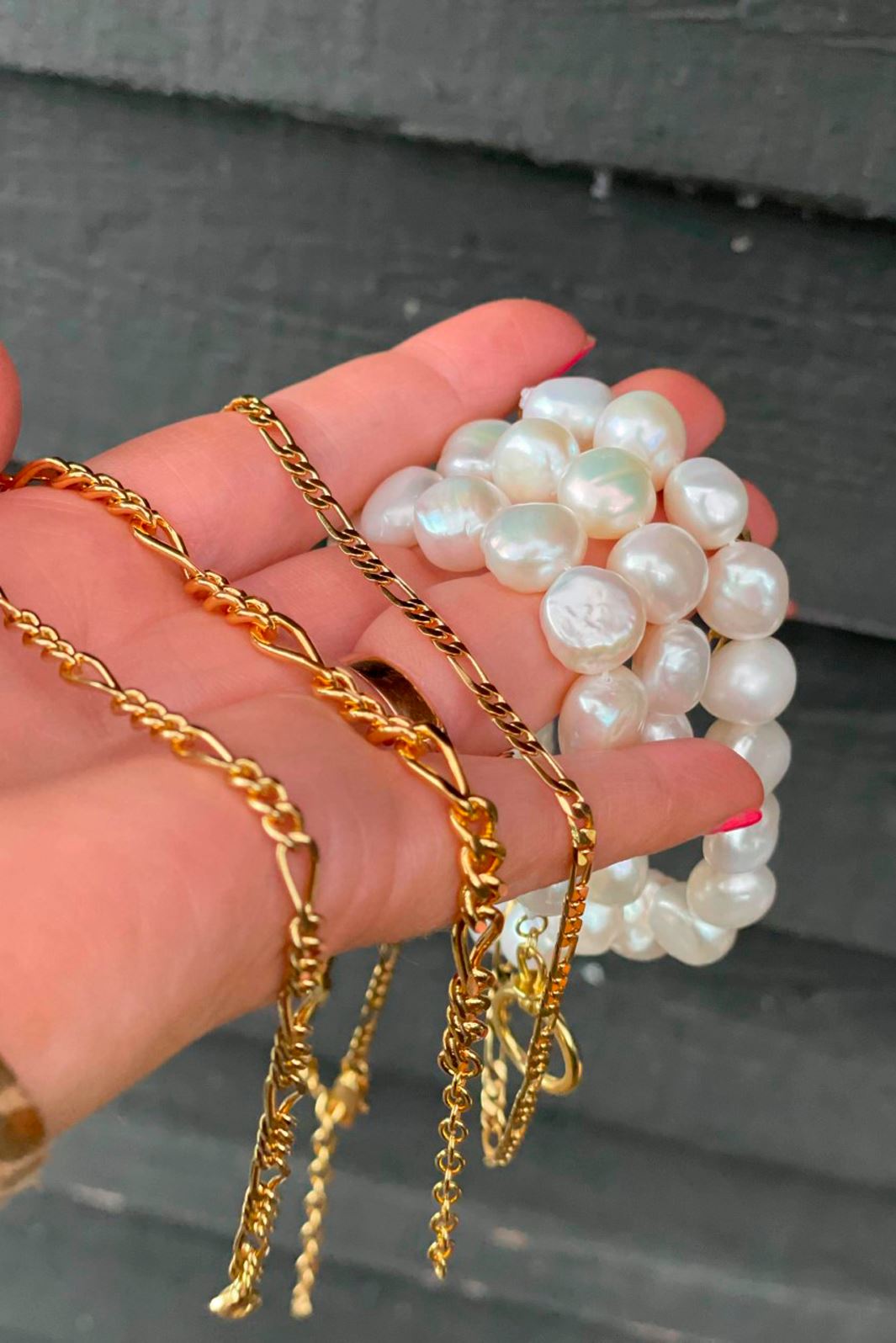 Mellow Moon - Armbånd - Guld Armbånd 