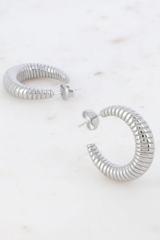 Mellow Moon - Christina Hoop Øreinge  BM1323E0500 - Forsølvet