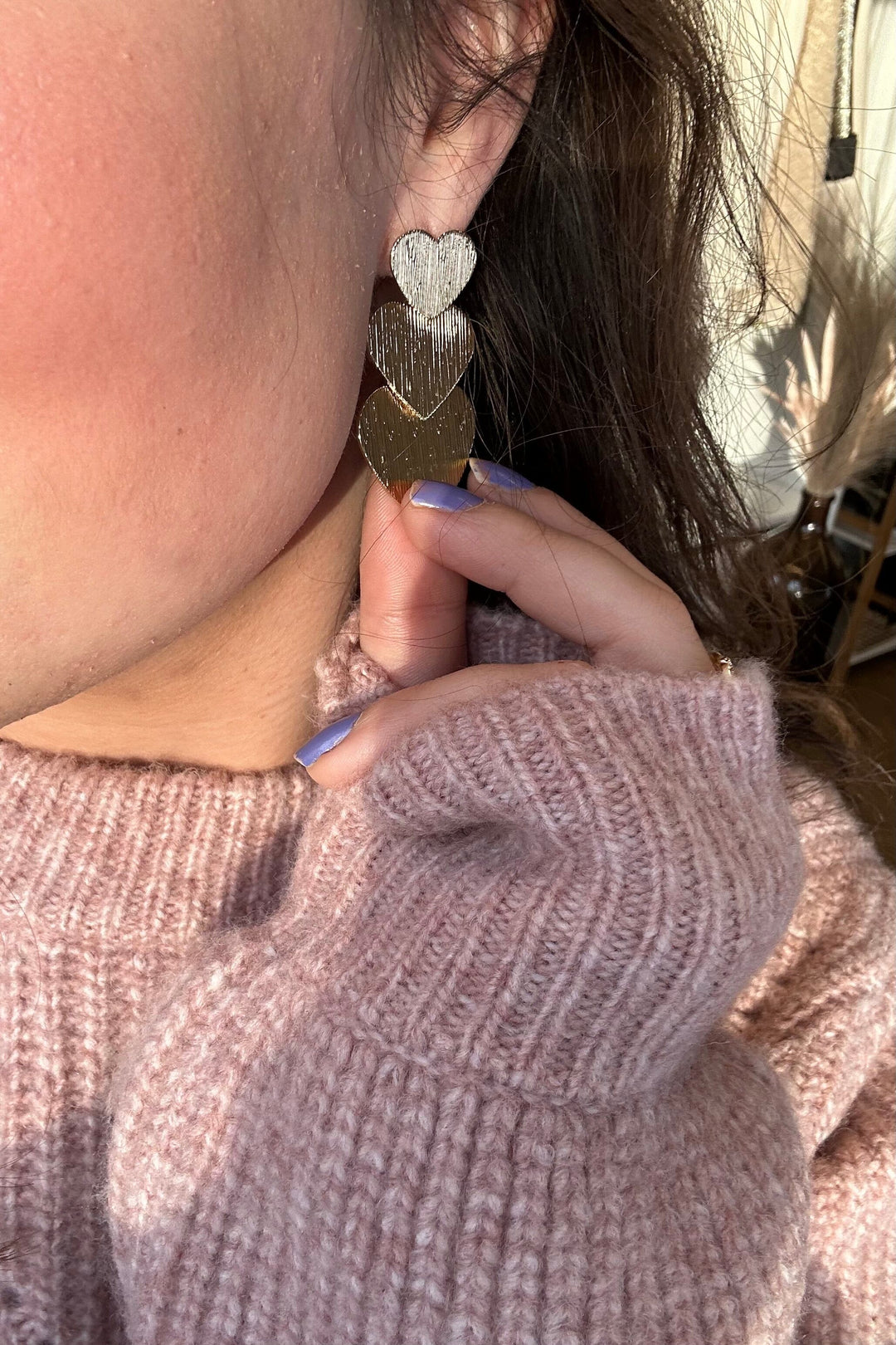 Mellow Moon - Earrings 2150383 - Forgyldt Øreringe 