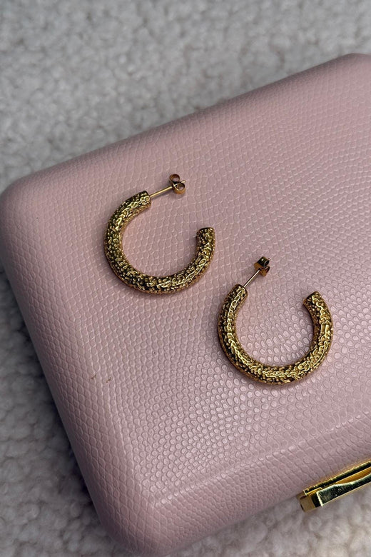 Mellow Moon - Klara Ørering - Forgyldt Øreringe 