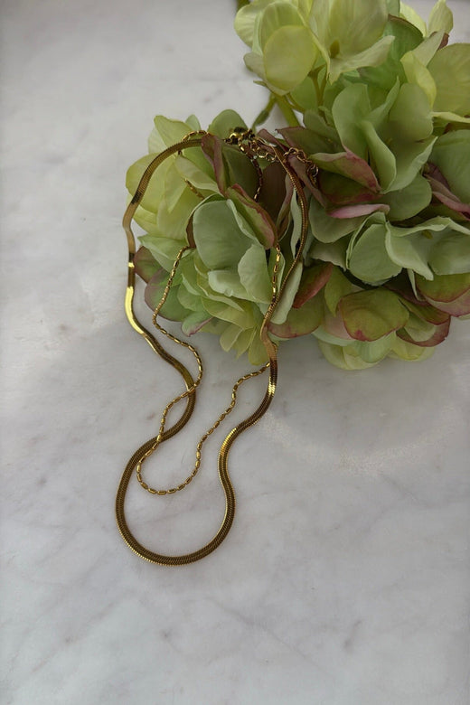 Mellow Moon - Marie Halskæde - Forgyldt Halskæder 