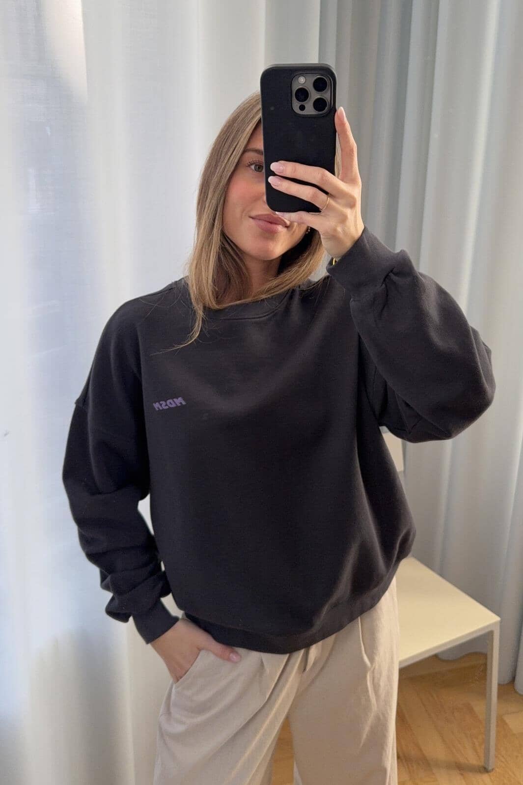 Modström - Anettemd Sweat 59252 - 7765 - Rainy Grey Sweatshirts 