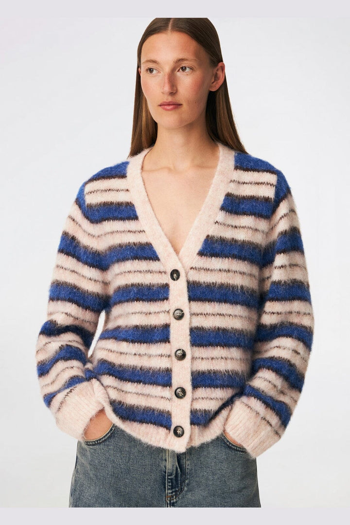 Modström - Ditlevmd Cardigan 59390 - 12066 - Cherry Stripe