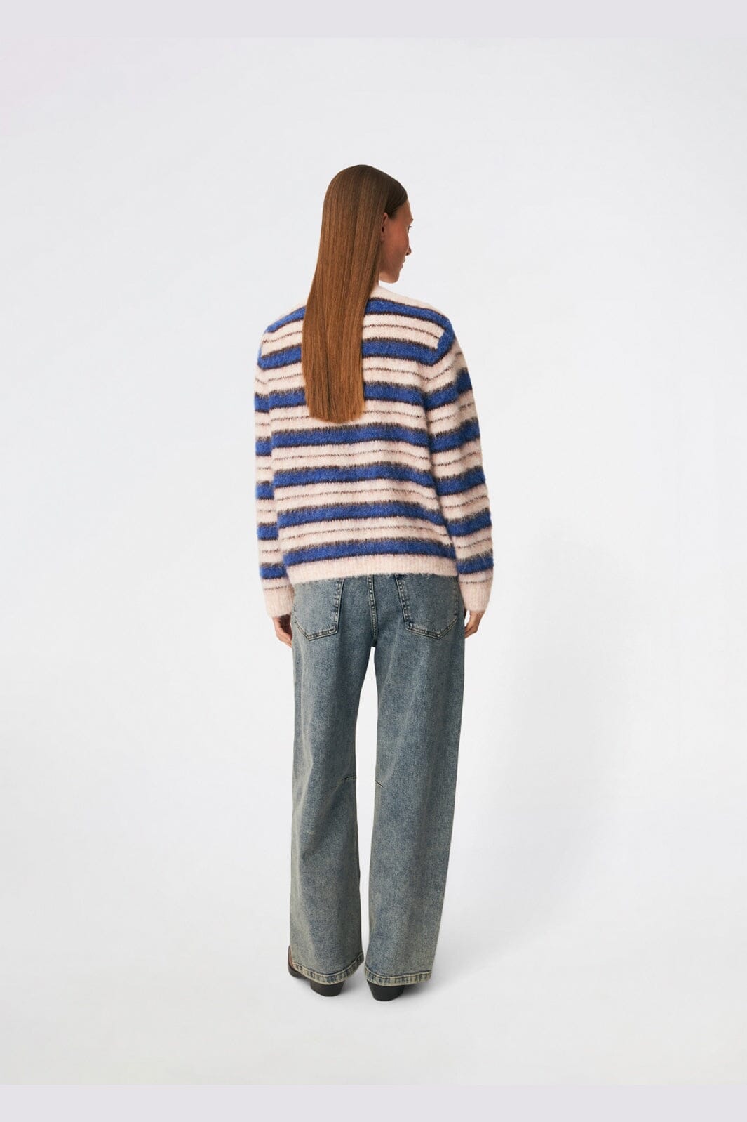Modström - Ditlevmd Cardigan 59390 - 12066 - Cherry Stripe