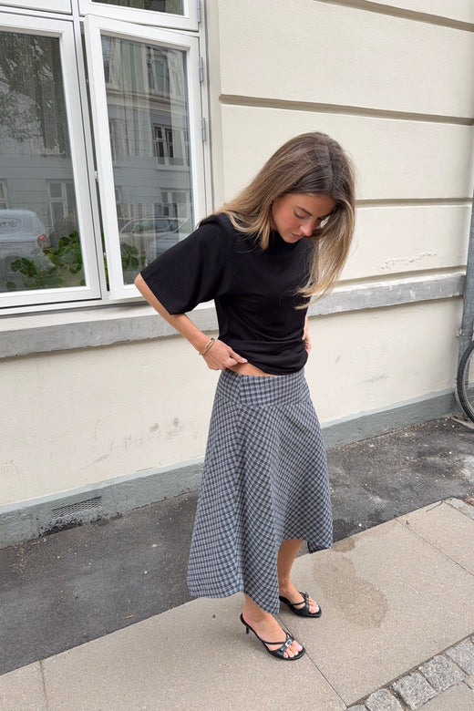 Modström - Dorotheamd Skirt 59488 - 12072 - Grey Check Nederdele 