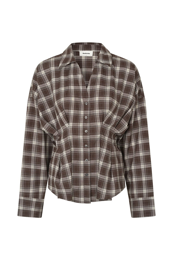Modström - Erikamd Shirt 59579 - 11641 - Brown Check
