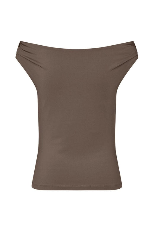 Modström - Himamd Off-Shoulder Top 57928 - 5584 - Chocolate Chip