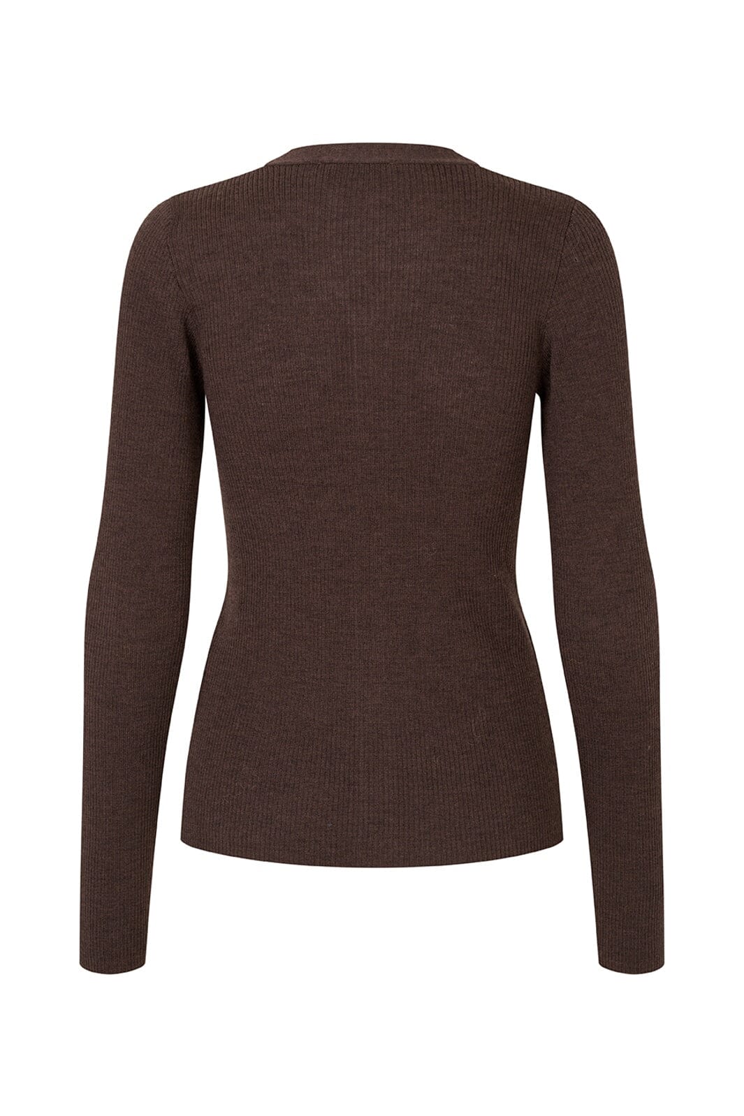 Modström - Hirokimd V-Neck Cardigan 59389 - 05508 - Seal Brown