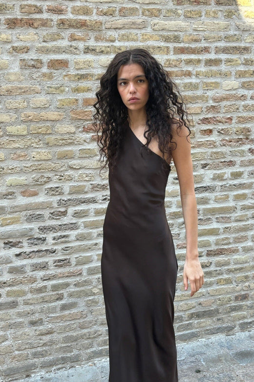 Modström - Narcissamd Dress 58412 - 5508 - Seal Brown Kjoler 