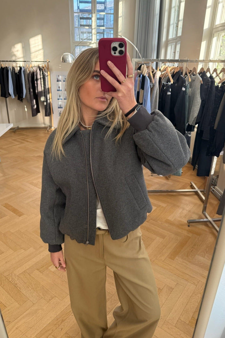 Modström - Ommimd Jacket 58561 - 7088 - Dark Grey Melange Jakker 