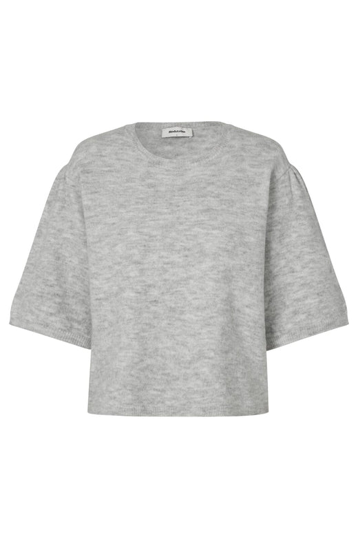 Modström - Petronellamd Ss O-Neck 58608 - 7087 - Grey Melange