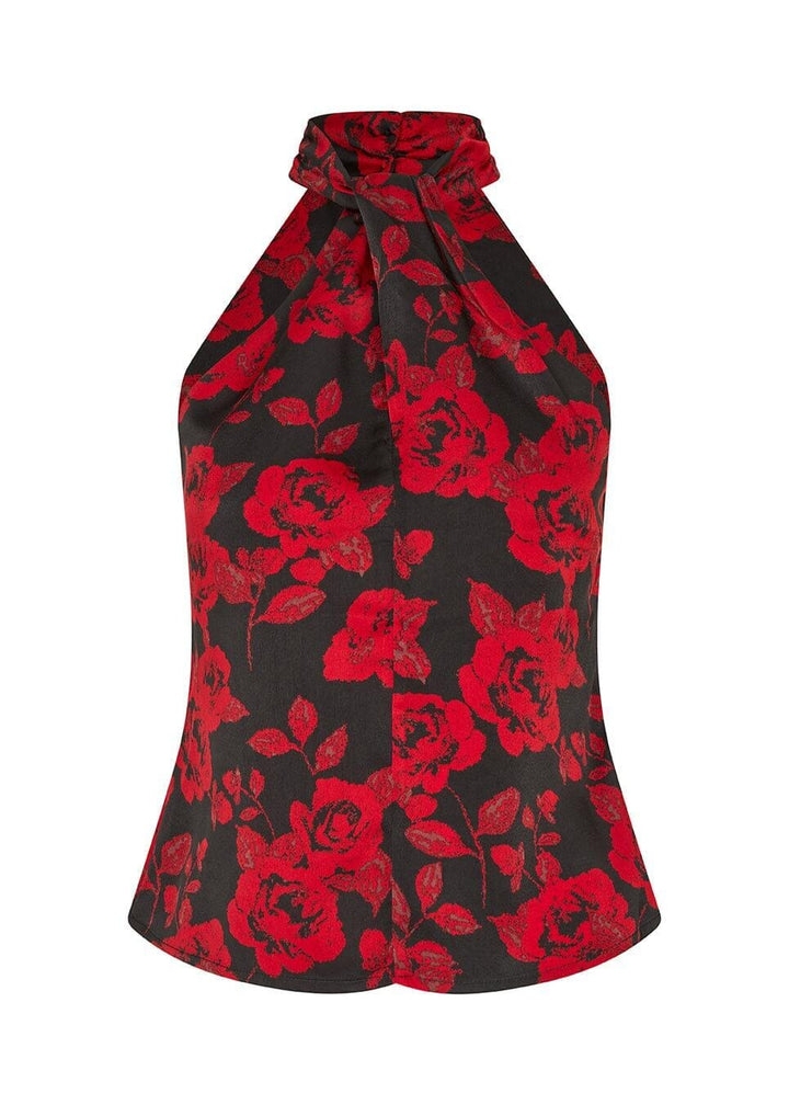 Modström - Ruthiemd Print Top 58801 - 11967 - Racing Rose