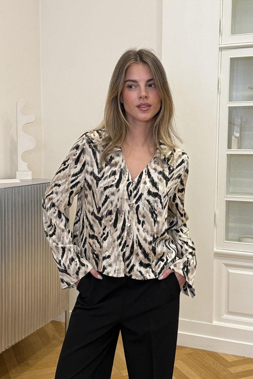 Modström - Sabellemd Print Shirt 58873 - 11191 - Wild Fusion Skjorter 