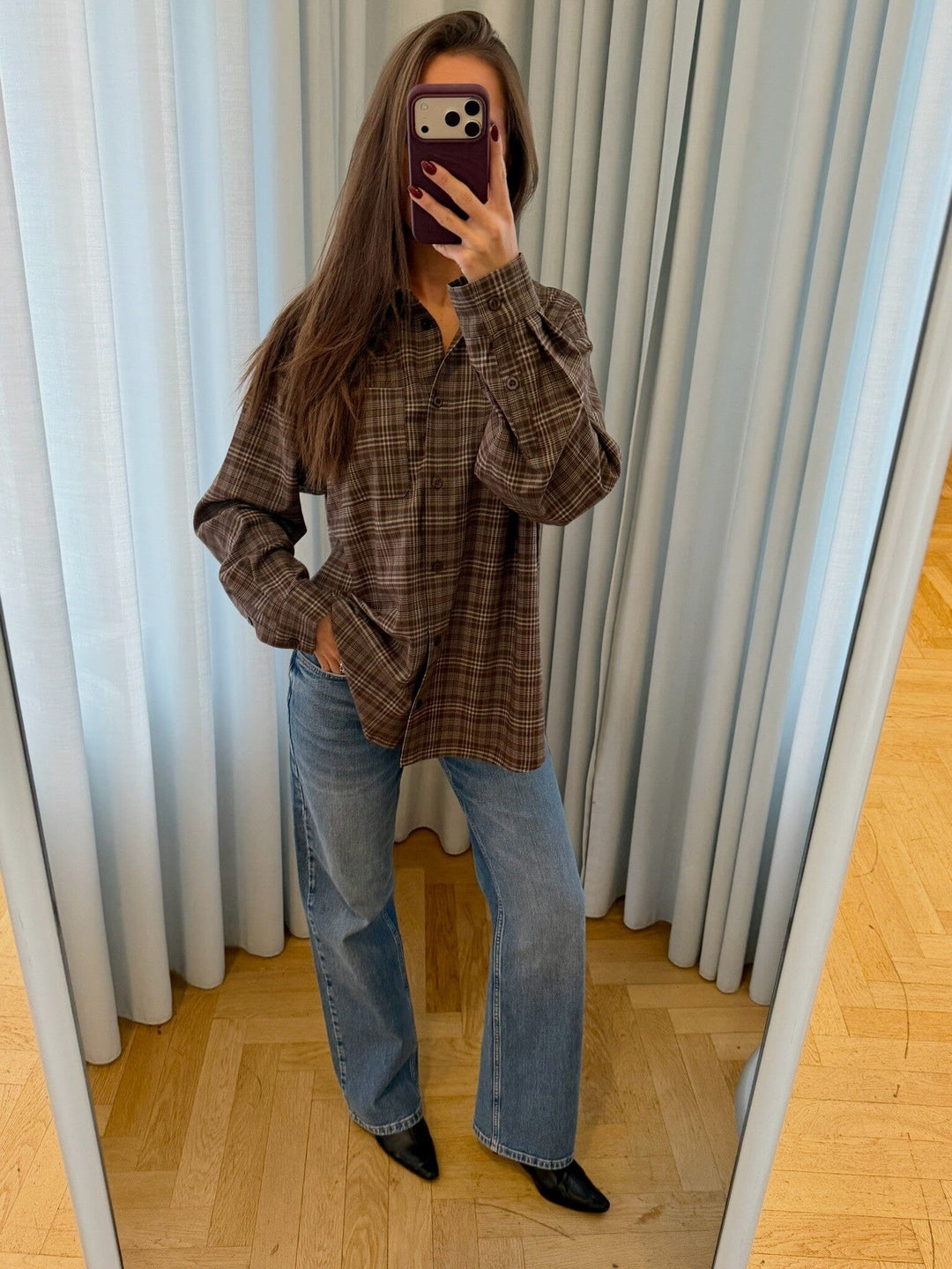 ModströM - Tamiramd Shirt 59999 - 11226 - Chocolate Chip Check Skjorter 