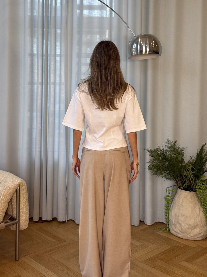 Modström - Tuesdaymd Pants 58914 - 105 - Beige Melange Bukser 