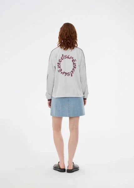 Modström - Uniquemd Ls T-Shirt 59294 - 7001 - Grey Sand T-shirts 