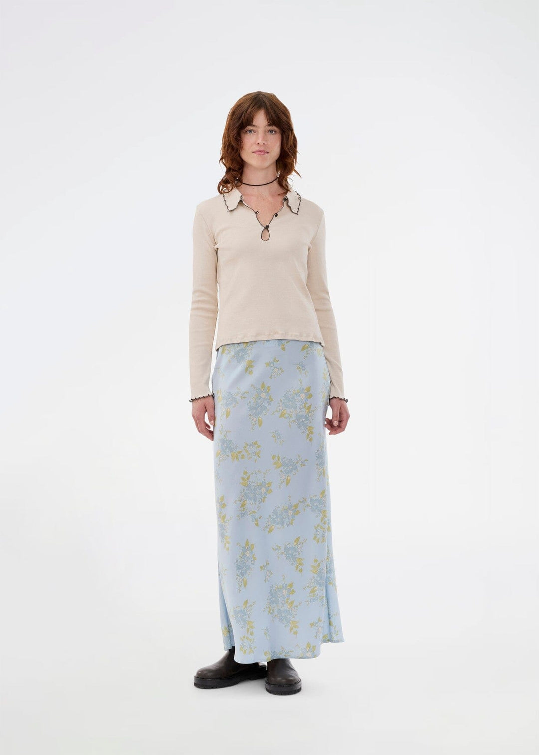 Modström - Uttamd Print Skirt 59113 - 11524 - Everbloom Nederdele 