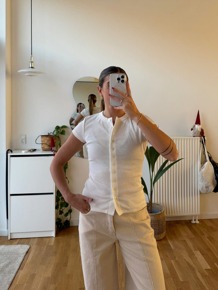 Modström - Vilsonmd T-Shirt 59005 - 4 - Soft White T-shirts 