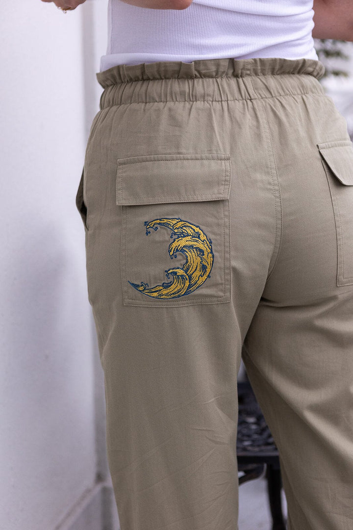 Molly & My X Melanie Due - Inga D Pants 167316 - 723 - Dusty Green Bukser 