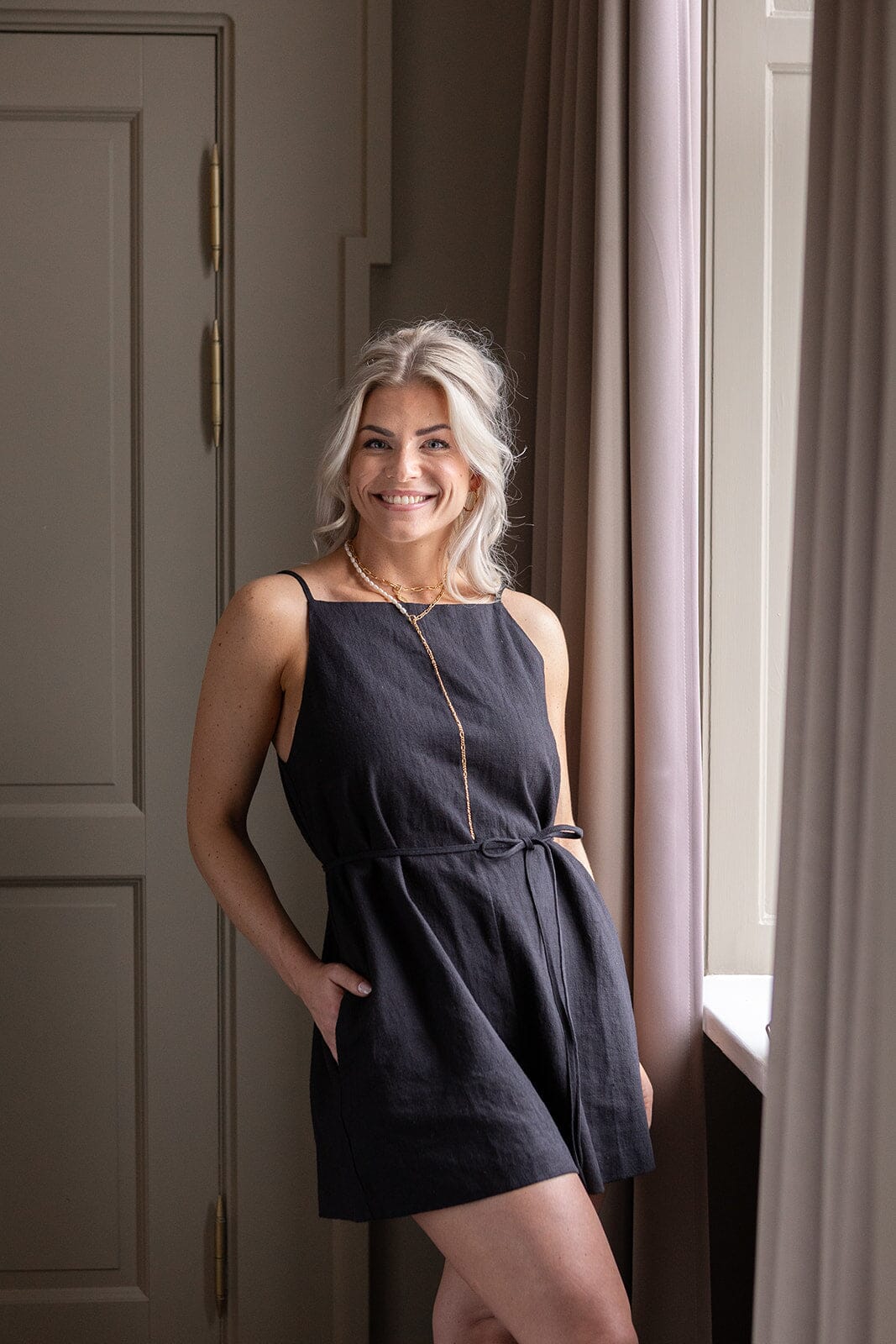 Molly & My X Melanie Due - Josefine G Jumpsuit 167366 - 100 - Black Buksedragter 