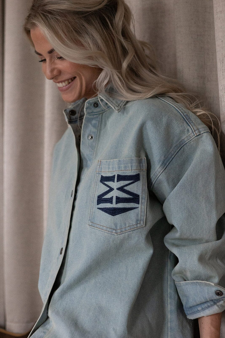 Molly & My X Melanie Due - Melanie D Denim Jacket 167365 - 948 - Faded Denim Kjoler 
