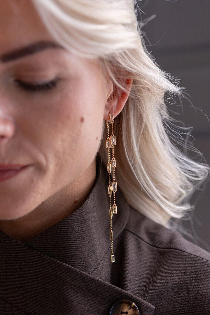 Molly&My Jewellery x Melanie Due - Mirrors Earring - Forgyldt Øreringe 