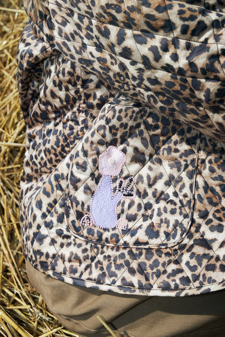 Molly&My x Julie Elsebeth - Momo Leopard Jacket Jacket - Leopard Jakker 