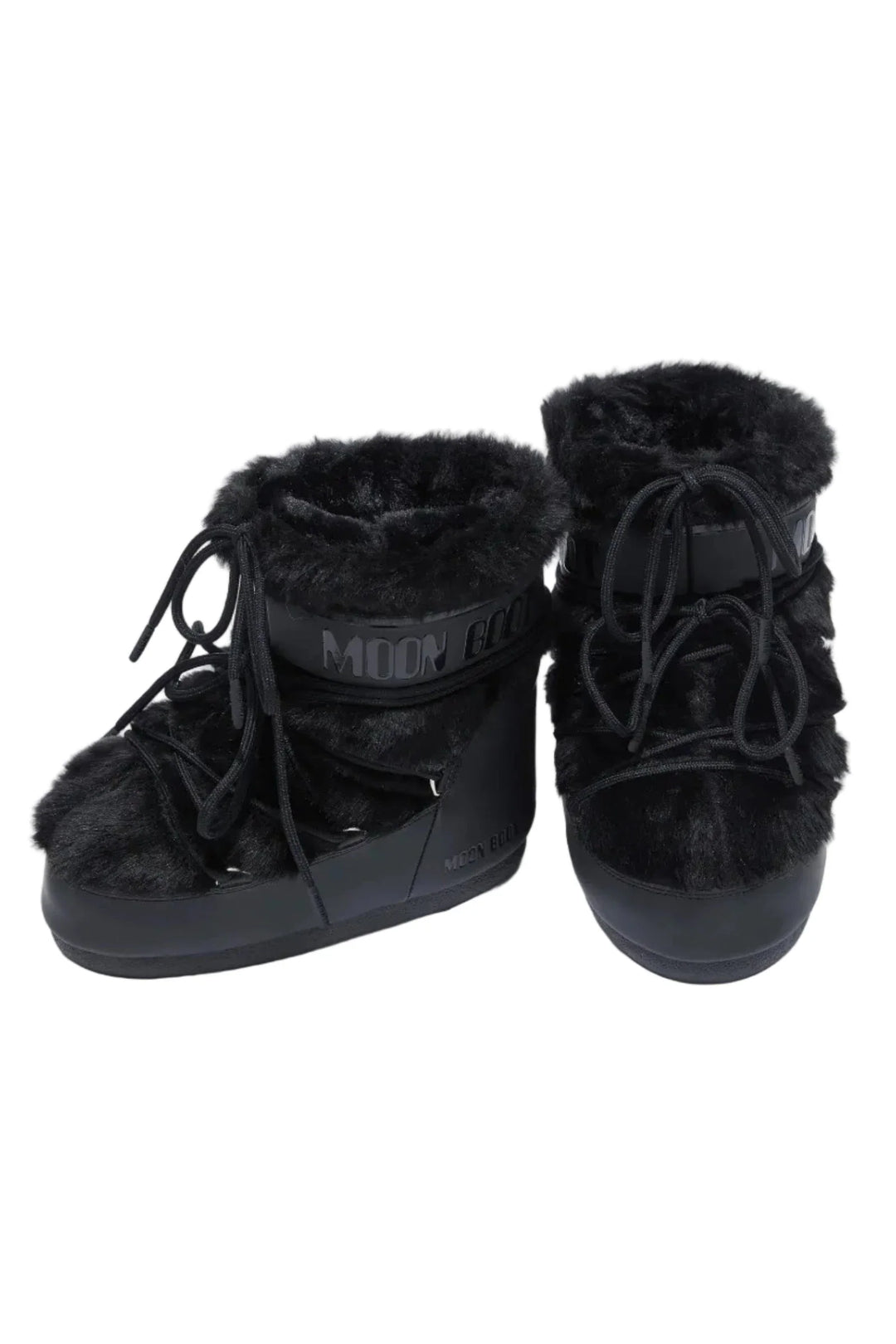 Moon Boot - Mb Icon Low Faux Fur Jr 80d1409390 - N001black Støvler 