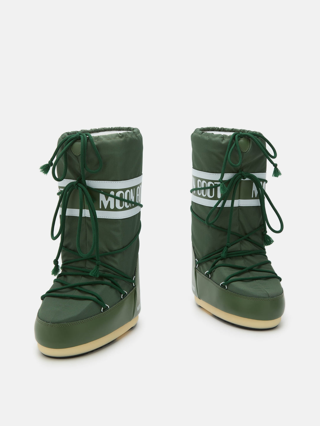 Moon Boot - Mb Icon Nylon Jr 80D1400440 - G016 Forest Green Støvler 