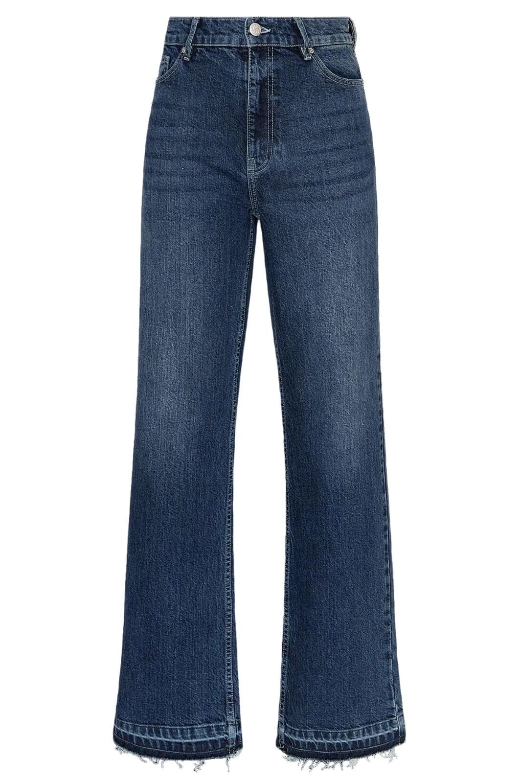 Moss Copenhagen - Mscheli Ada Straight Jeans Long 19692 - Mid Blue Wash Jeans 