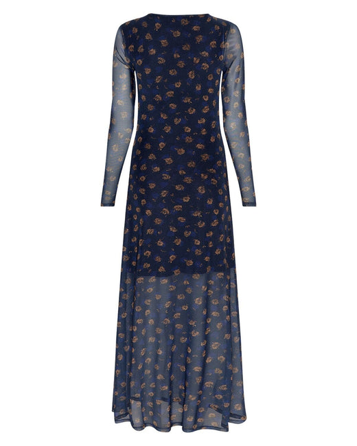 Moss Copenhagen - Mschginie Illenora Dress 19522 - Mari Blue Flwr Kjoler 