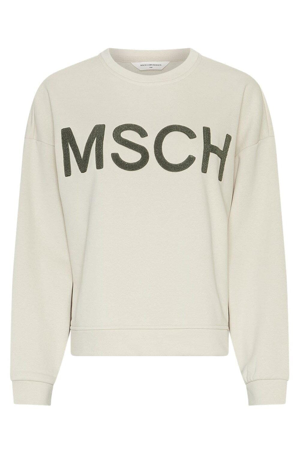 Moss Copenhagen - Mschmela Briena Msch Sweatshirt 19738 - Oatmeal L Wreat Sweatshirts 