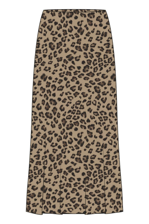 Moss Copenhagen - Mschrikkeloa Skirt 18695 - Cornstalk Leo Nederdele 