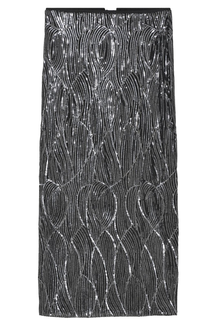 Moves by Minimum - Emerald Skirt 4522 245014522 - 999 - Black Nederdele 