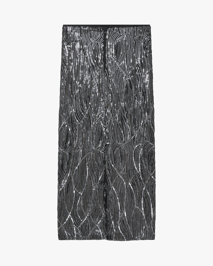 Moves by Minimum - Emerald Skirt 4522 245014522 - 999 - Black Nederdele 